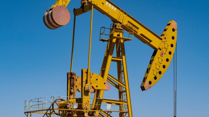 Oil and gas drilling, wells, energy extraction.