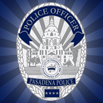 Pasadena police badge.