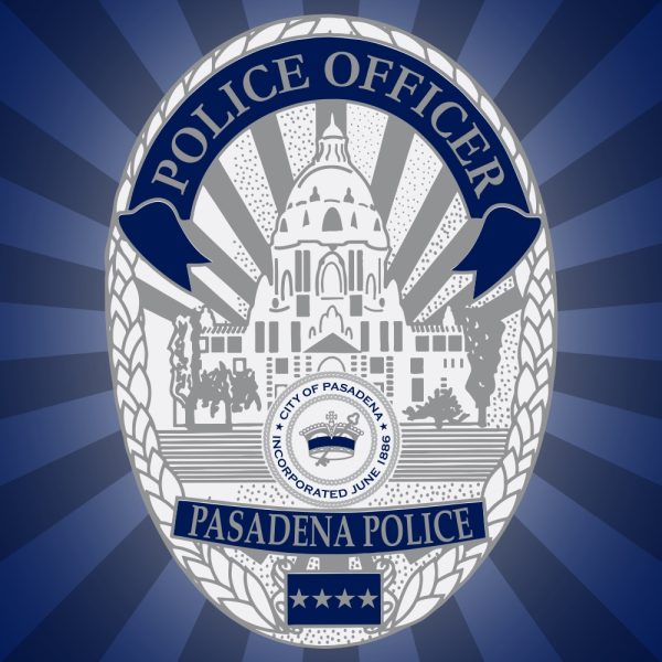 Pasadena police badge.