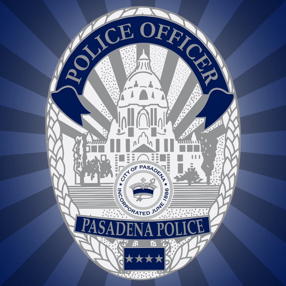 Pasadena police badge.