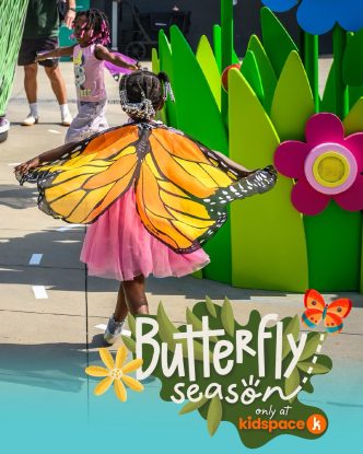 Butterly Season at Kidspace Children's Museum in Pasadena.