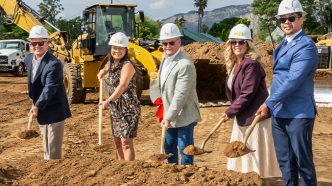 Officials break ground for Linwood Rose.