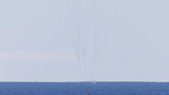 NASA’s Orion spacecraft with the Artemis II crew splashes down Friday evening off the coast of Southern California after a 10-day, record-distance trip around the moon and back to Earth.