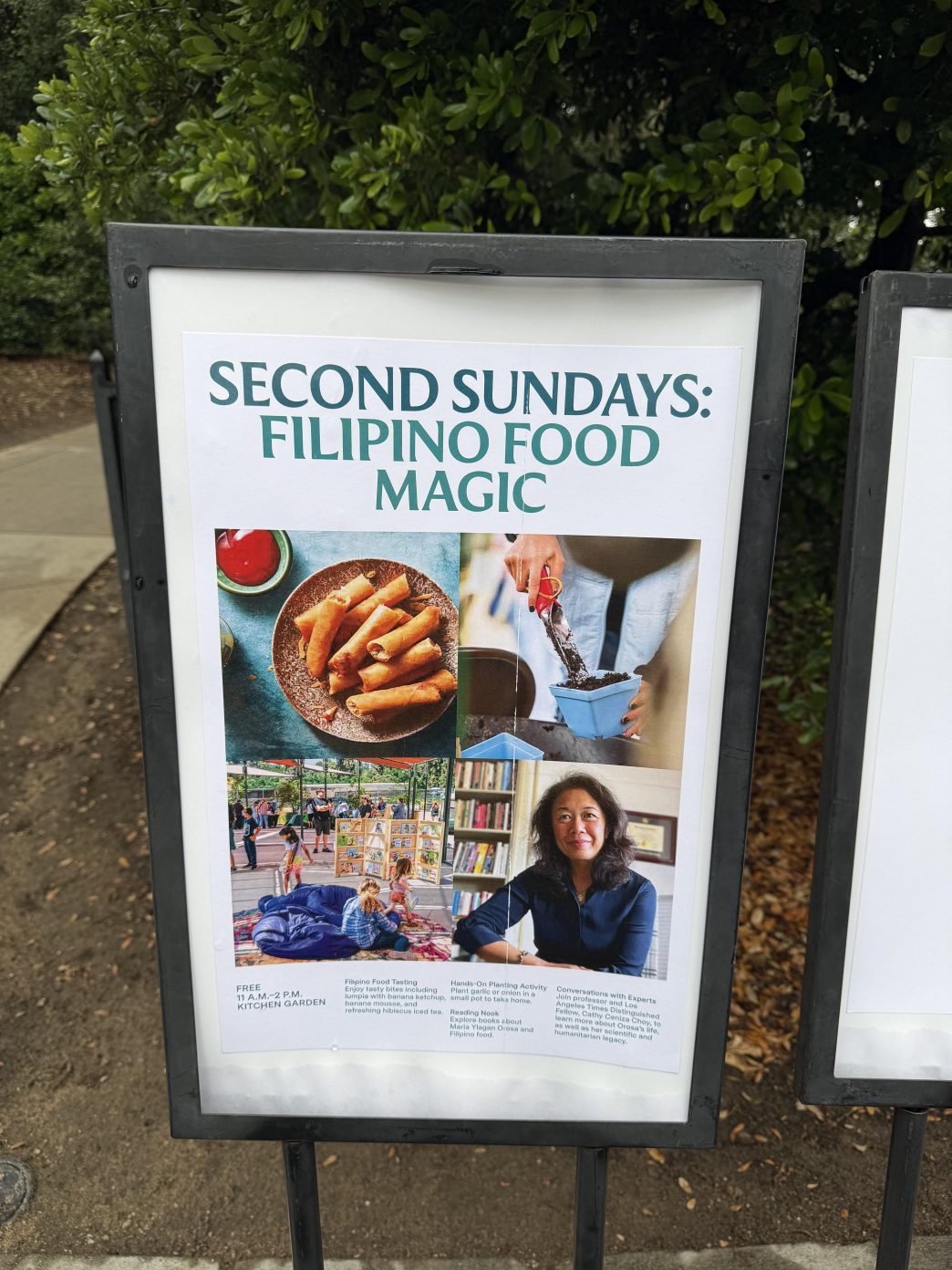 Event Signage at The Huntington.