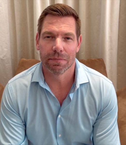 Rep. Eric Swalwell, D-Dublin, announces the suspension of his gubernatorial campaign.