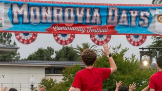 Local students perform during a Monrovia Days event.