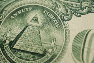 The back of a $1 bill.
