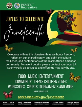 Juneteenth 2026 at Los Angeles County parks.