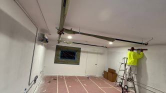 Restoration work continues in May 2026 for the God’s Pantry Transitional Housing Project in Pomona.