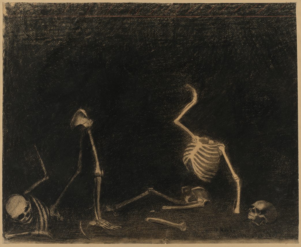 “The Battle of the Bones,” circa about 1881, by Odilon Redon.