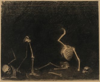 “The Battle of the Bones,” circa about 1881, by Odilon Redon.
