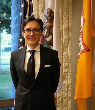 John Han, Arcadia City Council appointee to the District 3 seat vacated when ex-Mayor Wang resigned and pleaded guilty to acting as an illegal agent of a foreign government.