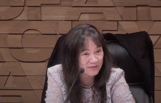 Arcadia Councilwoman Sharon Kwan discusses the 2026-27 budget prior to casting the lone dissenting vote against the spending plan on June 16, 2026.