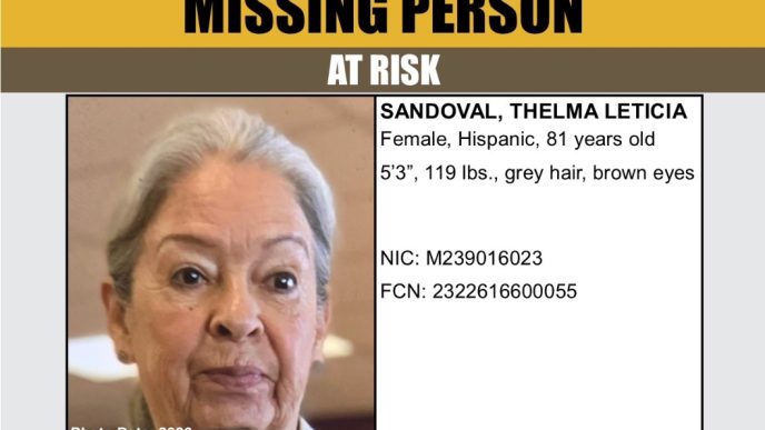 Thelma Leticia Sandoval was last seen June 9 around 9 p.m. when she left her home in the 1800 block of North Allen Avenue in Pasadena.