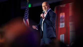 Republican gubernatorial candidate Steve Hilton on election night June 2 in Huntington Beach.