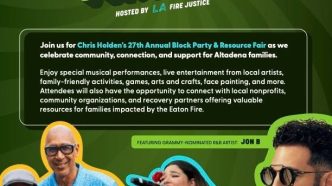 Chris Holden's annual Block Party and Resource Fair.