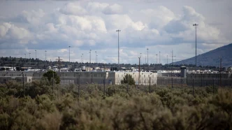 The California Correctional Center in Susanville on April 9. The California Correctional Center was officially deactivated and closed by the California Department of Corrections and Rehabilitation in June 2023.