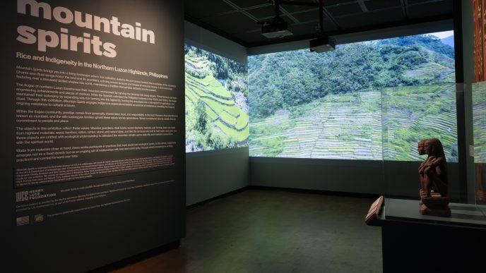 The "Mountain Spirits" installation.