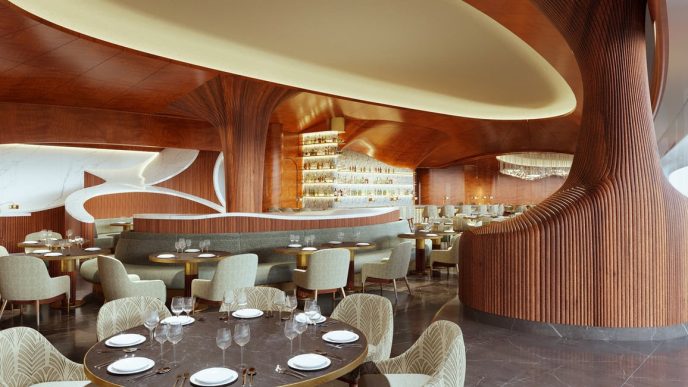 The Skywalker Grill at the Lucas Museum of Narrative Art in Los Angeles.