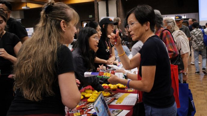 Arcadia Health Fair attendees.