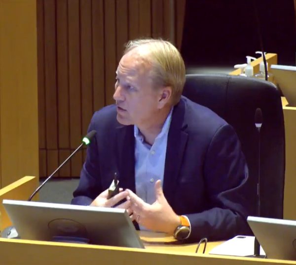 City Manager Tom Modica discusses the proposed budget Aug. 4, 2026.