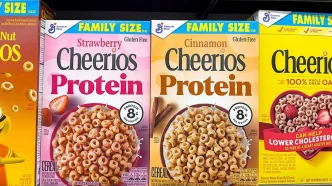 Cereal, groceries.