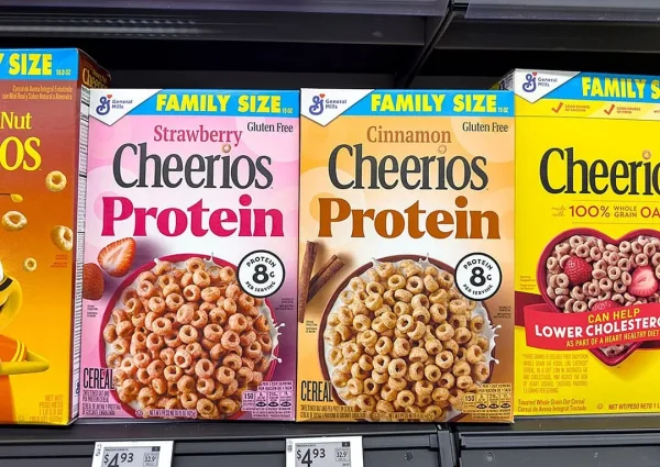 Cereal, groceries.