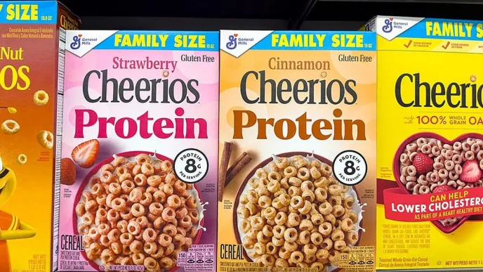 Cereal, groceries.
