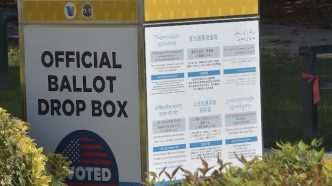 A ballot box.