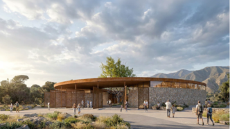 The planned Eaton Canyon Nature Center.