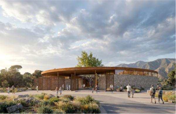 The planned Eaton Canyon Nature Center.