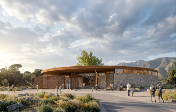 The planned Eaton Canyon Nature Center.