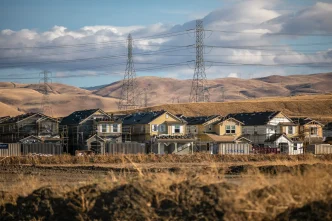 New homes under construction in Mountain House on May 28, 2022.