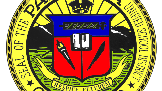 The seal of the Pasadena Unified School District.