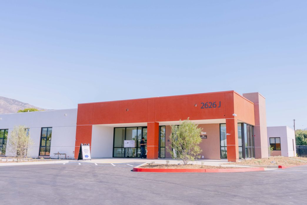 A new facility at the expanded supportive housing campus in San Bernardino formerly called Pacific Village.