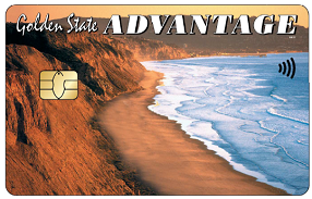 A California EBT card.