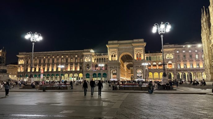 Galleria Vittorio Emanuele II in Milan, Italy.