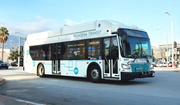 A Pasadena Transit bus.