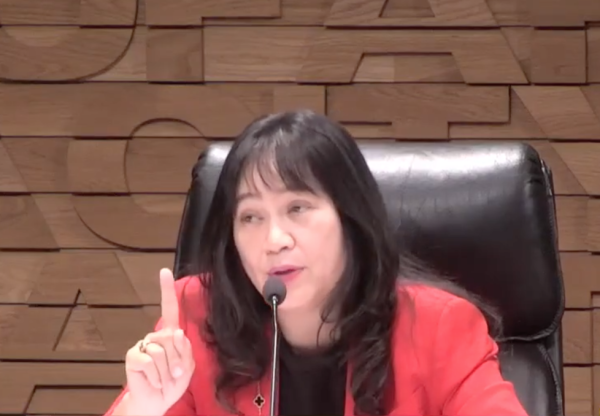 Arcadia Councilwoman Sharon Kwan speaks during the City Council meeting Oct. 20, 2026.
