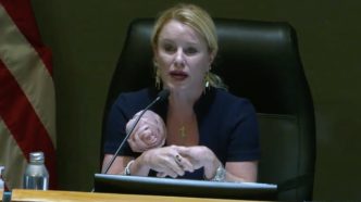 Mayor Ashleigh Aitken says she looks forward to an investigation into allegations she made derogatory remarks about her chief of staff's ethnicity and perceived sexual orientation.